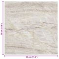 vidaXL Samo-lepiace podlahové dosky Béžová 30,5 x 30,5 cm 20 ks PVC
