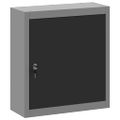 vidaXL Skrinka na náradie s poličkou Čierna a Šedá 50 x 20 x 55 cm