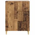 vidaXL Servírovacia skriňa so zásuvkou Staré drevo 66 x 34,5 x 90 cm