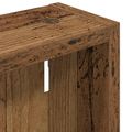 vidaXL Kúpeľňová nástenná skriňa Staré drevo 40 x 10 x 50 cm