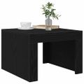 vidaXL Konferenčný stolík Čierny dub 50 x 50 x 35 cm Kompozitné drevo