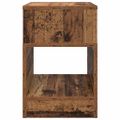 vidaXL Koncový stôl Staré drevo 30,5 x 30 x 45 cm Kompozitné drevo