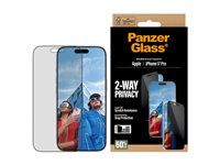 PanzerGlass Privacy ochranné sklo Apple iPhone 17 Pro s inštalačným rámčekom