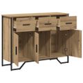 vidaXL Servírovacia skriňa Remeselný dub 97 x 32,5 x 74,5 cm