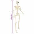 vidaXL Halloween kostra 2 ks Biela 85 cm PVC