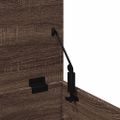 vidaXL Úložný box hnedý dub 40x42x46 cm kompozitné drevo
