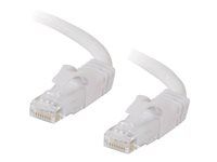 Patch kábel - RJ-45 (M) do RJ-45 (M) - 2 m - UTP - CAT 6 - lisovaný, prevedenie bez hrbolčekov, licna - biela
