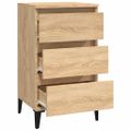 vidaXL Nočný stolík dub sonoma 40x35x70 cm spracované drevo