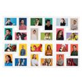 vidaXL Kolážový fotorámik na 24 fotiek (10x15 cm) biely MDF