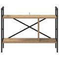 vidaXL Regál na knihy 3 úrovní 75 x 30 x 58,5 cm Kompozitné drevo