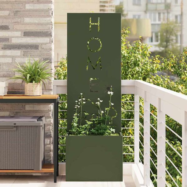 vidaXL Záhradná clona na súkromie Rezací Olivovo zelená 50 x 150 cm