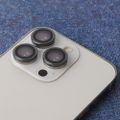Set of lens glasses for iPhone 17 black frame