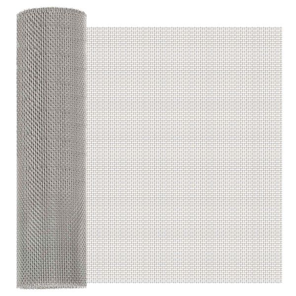 vidaXL Sieťová obrazovka 40 x 200 cm 8 Mesh Nerezová oceľ 201