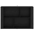 vidaXL Servírovacia skriňa Čierny dub 80 x 30 x 53 cm Kompozitné drevo