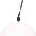 vidaXL Industriálna závesná lampa 25 W biela 32 cm okrúhla E27