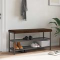 vidaXL Vankúš na lavičku Umelý semišový materiál Hnedá Hĺbka 35 cm