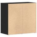 vidaXL Kosmetický kabinet Čierny dub 80 x 40 x 75 cm Kompozitné drevo
