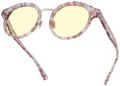 GUNNAR kancelářske/herní brýle FLOWER POWER PRETTY IN PINK * jantárová skla * BLF 65 * GUNNAR focus Brýle, kancelárské, herní, bílo-ružové obroucky, jantarová skla