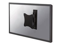 Držiak - plný pohyb - pre LCD displej - čierna - veľkosť obrazovky: 10"-27" - montáž na stenu