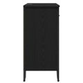 vidaXL Servírovacia skriňa Čierny dub 79,5 x 35,5 x 74,5 cm
