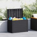 vidaXL Záhradný úložný box antracitový 78x44x55 cm