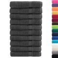 vidaXL Prémiové uteráky SOLUND 10ks antracitové 100x200cm 600g/m2