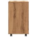 vidaXL Príručný stolík dub artisan 70x35x55 cm spracované drevo