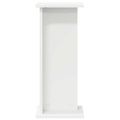 vidaXL Stojan na rastliny Biela 25 x 25,5 x 60,5 cm Kompozitné drevo