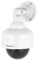 Atrapa otočnej kamery Cabletech URZ1008 DK-10PTZ, biela, LED dióda
