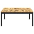 vidaXL Konferenčný stolík Biela a čierna 100 x 100,5 x 45 cm