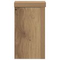 vidaXL Stojany na rastliny 2 ks dub artisan 10x10x18 cm kompoz. drevo