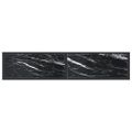 vidaXL Konzolový stolík čierny mramor 160x35x75,5 cm tvrdené sklo