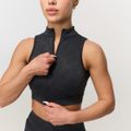 Bezšvová športová podprsenka Fierce Dark Grey - GymBeam, veľkosť M
