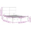vidaXL Posteľ bez matraca 140x190 cm borovicový masív