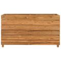 vidaXL Vyvýšený záhon 100x40x55 cm, recyklované tíkové drevo a oceľ
