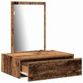 vidaXL Toaletný stolík Hnedá 60 x 40 x 70 cm Kompozitné drevo