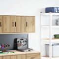 vidaXL Garážová nástenná skriňa Artisan Dub inžinierske drevo