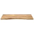 vidaXL Stolová doska so zakrivením 90x60x2,5 cm surový mangový masív