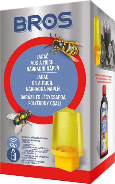 02351 Bros Lapač ôs,  sršňov a múch, náhradná náplň 200 ml
