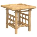 vidaXL Príručný stolík 45x45x45 cm bambus