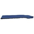 vidaXL Strieška Bimini s 3 oblúkmi, modrá 183x140x137 cm