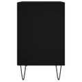 vidaXL Nočné skrinky 2 ks čierne 40x30x50 cm kompozitné drevo