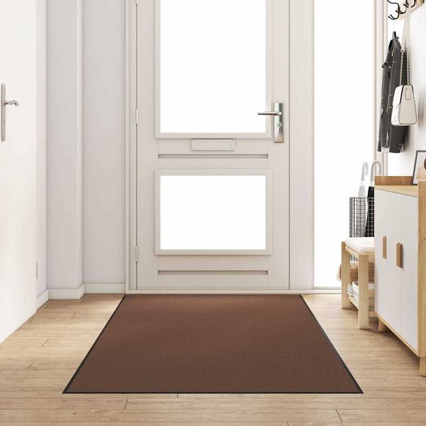 vidaXL Rohož Hnedá a čierna 120 x 250 cm 100% polyamid