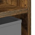 vidaXL Nočný stolík 2 ks Dymová dub 25,5 x 22 x 49,5 cm