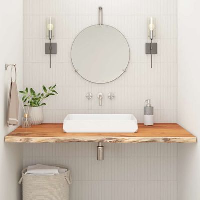 vidaXL Kúpeľňová doska 90x60x2,5 cm obdĺžniková akáciový masív
