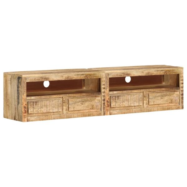 vidaXL Nočné stolíky 2 ks 88x30x40 cm masívne mangovníkové drevo