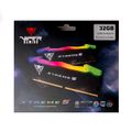 Patriot Viper Xtreme 5/DDR5/32GB/8000MHz/CL38/2x16GB/RGB/Black Operacní pamet, DDR5, 32GB (2× 16GB kit), 8000MHz, CL46, s chladicem, RGB, cerná