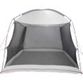 vidaXL Stan s moskytiérou so strechou Sivá 320 x 320 x 218 cm