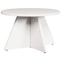 vidaXL Konferenčný stolík 3 ks Biela 49 x 49 x 30 cm