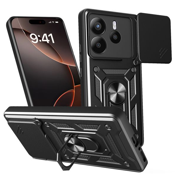 Defender Slide puzdro na Xiaomi Redmi Note 14 5G (Global) čierne